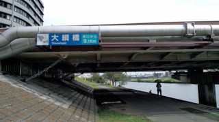 鶴見川CR　大綱橋